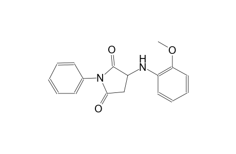 3-(2-methoxyanilino)-1-phenyl-2,5-pyrrolidinedione