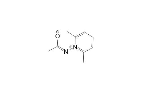 Pyridinium, 1-(acetylamino)-2,6-dimethyl-, hydroxide, inner salt