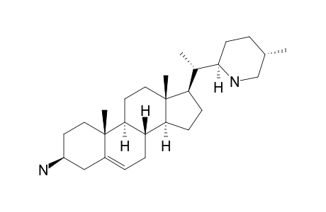 3-BETA-AMINO-22,26-EPIMINOCHOLEST-5-ENE;SARACHINE