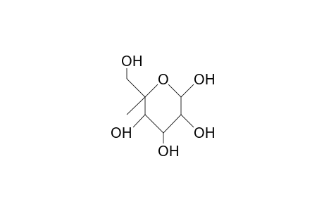 5-C-Methyl-ab-D-talo-hexose (A-furanose)