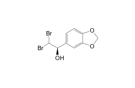 (R)-1-(1,3-Benzodioxol-5-yl)-2,2-dibromo-1-ethanol