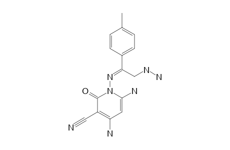3-CYANO-4,6-DIAMINO-2-OXO-1-IMINO-(4-METHYL-OMEGA-HYDRAZINOACETO-PHENONYLIDIENO)-PYRIDINE