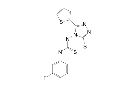 N-[3-MERCAPTO-5-(2-THIENYL)-1,2,4-TRIAZOL-4-YL]-N'-(3-FLUOROPHENYL)-THIOUREA