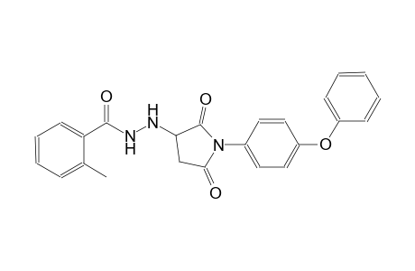 N'-[2,5-dioxo-1-(4-phenoxyphenyl)-3-pyrrolidinyl]-2-methylbenzohydrazide