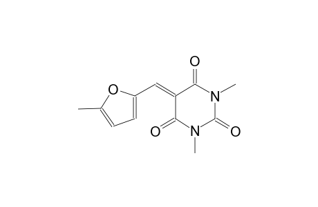 1,3-dimethyl-5-[(5-methyl-2-furyl)methylene]-2,4,6(1H,3H,5H)-pyrimidinetrione