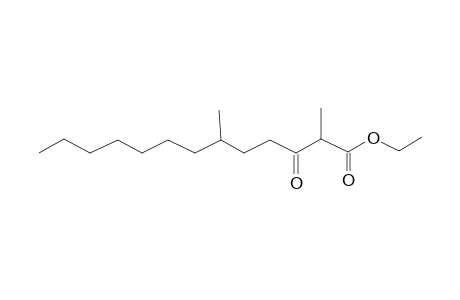 Ethyl 2,6-dimethyl-3-oxotridecanoate