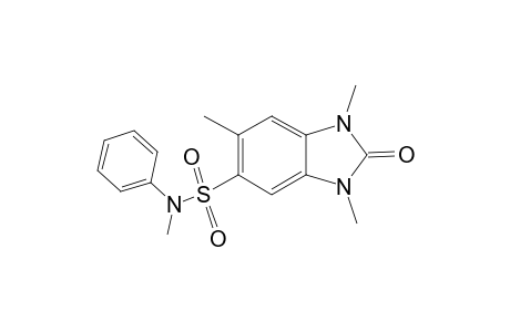 1H-1,3-Benzimidazole-5-sulfonamide, 2,3-dihydro-N,1,3,6-tetramethyl-2-oxo-N-phenyl-