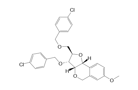 (2R,3R,3aS,9bR)-3-[(4-chlorobenzyl)oxy]-2-[[(4-chlorobenzyl)oxy]methyl]-7-methoxy-3,3a,5,9b-tetrahydro-2H-furo[3,2-c][2]benzopyran