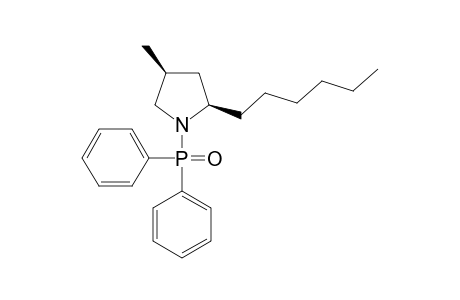N-DIPHENYLPHOSPHINOYL-CIS-2-HEXYL-4-METHYLPYRROLIDINE