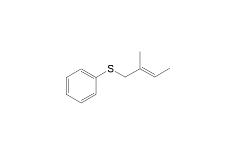 Benzene, [(2-methyl-2-butenyl)thio]-, (E)-