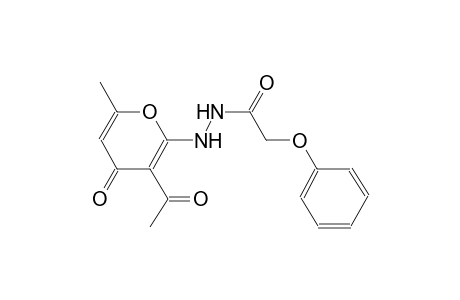 N'-(3-acetyl-6-methyl-4-oxo-4H-pyran-2-yl)-2-phenoxyacetohydrazide