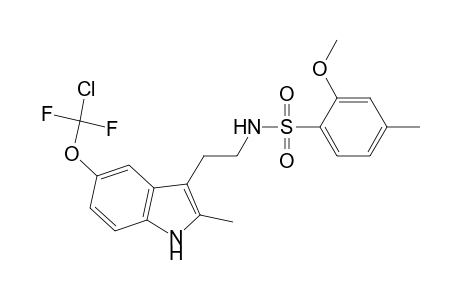 N-(2-{5-[chloro(difluoro)methoxy]-2-methyl-1H-indol-3-yl}ethyl)-2-methoxy-4-methylbenzenesulfonamide