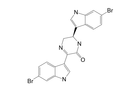HAMACANTHIN_A;(S)-3,6-BIS-(BROMOINDOL-3-YL)-5,6-DIHYDRO-1-H-PYRAZIN-2-ONE