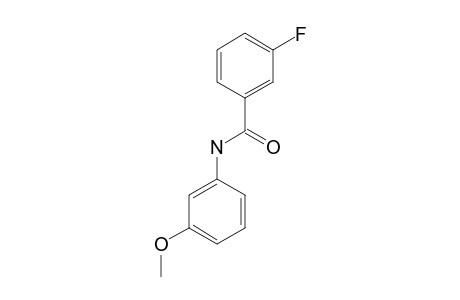 3-fluoro-N-(3-methoxyphenyl)benzamide