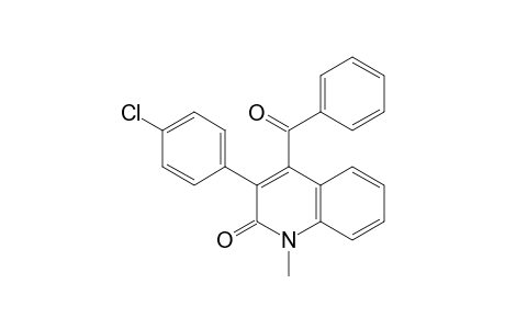 4-Benzoyl-3-(4-chlorophenyl)-1-methylquinolin-2(1H)-one