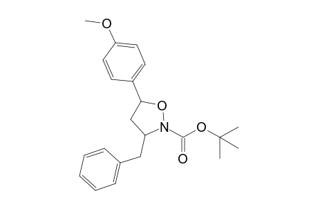 3-Benzyl-5-(p-methoxyphenyl)-2-(tert-butoxycarbonyl)isoxazolidine