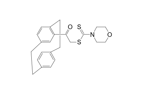 2-oxo-2-{tricyclo[8.2.2.2(4,7)]hexadeca-1(12),4,6,10,13,15-hexaen-5-yl}ethyl morpholine-4-carbodithioate