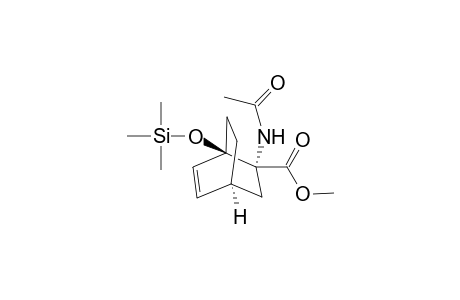 Methyl (1RS,2RS,4SR)-2-acetylamino-1-trimethylsilyloxybicyclo[2.2.2]oct-5-ene-2-carboxylate
