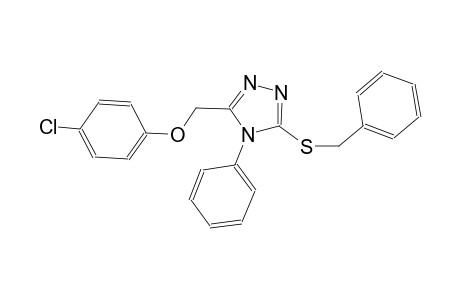 3-(benzylsulfanyl)-5-[(4-chlorophenoxy)methyl]-4-phenyl-4H-1,2,4-triazole