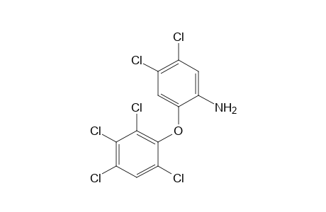 4,5-DICHLORO-2-(2,3,4,6-TETRACHLOROPHENOXY)ANILINE