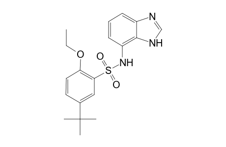 Benzenesulfonamide, N-(1H-1,3-benzimidazol-7-yl)-5-(1,1-dimethylethyl)-2-ethoxy-