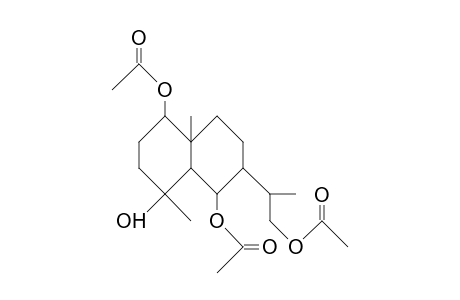 1b,6b,12-Triacetoxy-4b-hydroxy-eudesm-11(R)-ane
