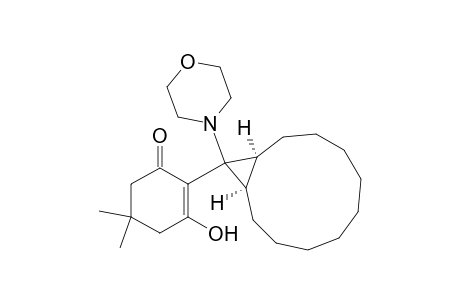 2-Cyclohexen-1-one, 3-hydroxy-5,5-dimethyl-2-[12-(4-morpholinyl)bicyclo[9.1.0]dodec-12-yl]-, stereoisomer