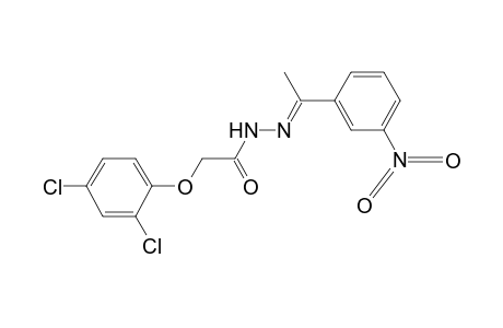 2-(2,4-Dichlorophenoxy)-N'-[1-(3-nitrophenyl)ethylidene]acetohydrazide