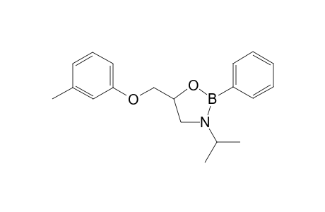 3-isopropyl-2-phenyl-5-(m-tolyloxymethyl)-1,3,2-oxazaborolidine