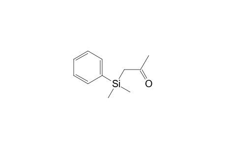 2-Propanone, 1-(dimethylphenylsilyl)-