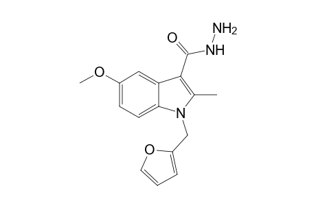 1-(furan-2-ylmethyl)-5-methoxy-2-methyl-1H-indole-3-carbohydrazide