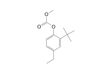 2-Tert-butyl-4-ethylphenol, o-methoxycarbonyl-