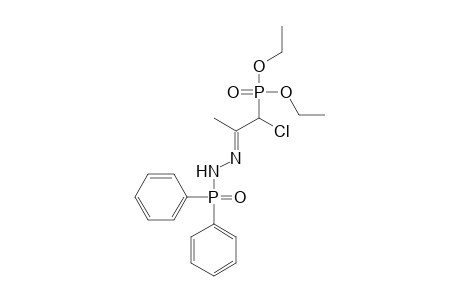 2-(N-Diphenylphosphinoylhydrazono)-1-chloropropylphosphonate