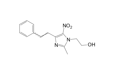 2-methyl-5-nitro-4-styrylimidazole-1-ethanol