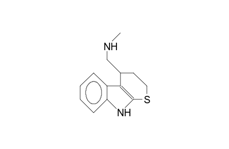 4-(N-Methyl-aminomethyl)-2,3,4,9-tetrahydro-thiopyrano(2,3-B)indole