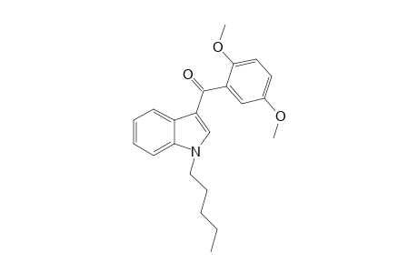 (2,5-dimethoxyphenyl)(1-pentyl-1H-indol-3-yl)methanone