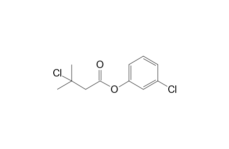 3'-Chlorophenyl 3-chloro-3-methylbutanoate