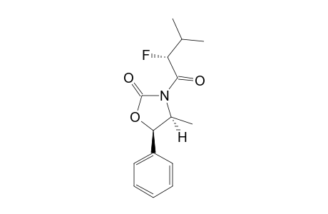 (4S,5R)-(-)-3-(1'-OXO-2'-(S)-FLUOROISOVALERYL)-4-METHYL-5-P?HENYLOXAZOLIDIN-2-ONE