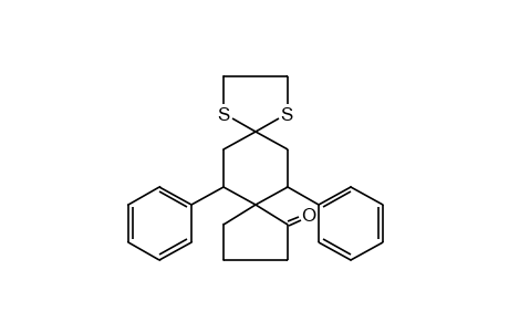 7,13-DIPHENYL-1,4-DITHIADISPIRO[4.2.4.2]TETRADECAN-9-ONE