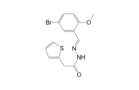 N'-[(E)-(5-bromo-2-methoxyphenyl)methylidene]-2-(2-thienyl)acetohydrazide