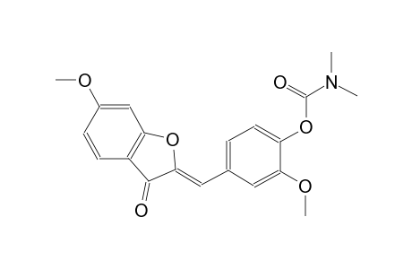 carbamic acid, dimethyl-, 2-methoxy-4-[(Z)-(6-methoxy-3-oxo-2(3H)-benzofuranylidene)methyl]phenyl ester