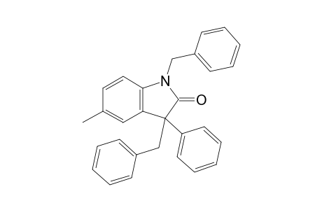 1,3-Dibenzyl-5-methyl-3-phenyl-indolin-2-one