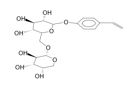 P-HYDROXYSTYRENE 6-O-alpha-L-ARABINOPYRANOSYL-beta-D-GLUCOPYRANOSIDE