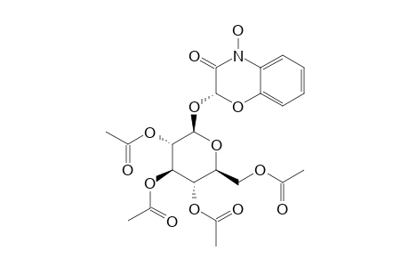 (2R)-2-(2,3,4,6-TETRA-O-ACETYL-BETA-D-GLUCOPYRANOSYLOXY)-4-HXDROXY-2H-1,4-BENZOXAZIN-3-(4H)-ONE