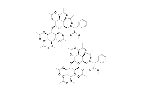METHYL-2,3,4-TRI-O-ACETYL-6-THIO-6-[2'-(METHYL-2-PHENYLACETATE)]-BETA-D-GALACTOPYRANOSYL-(1,4)-2,3,6-TRI-O-ACETYL-BETA-D-GLUCOPYRANOSIDE