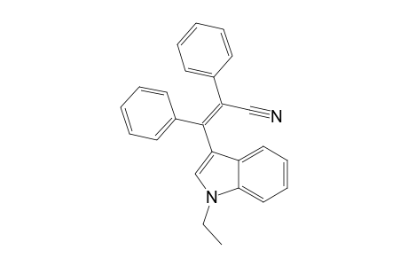 (z)-3-(1-Ethyl-3-indolyl)-2,3-diphenyl-2-propenenitrile