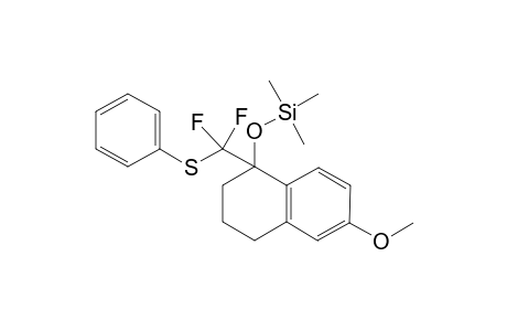 1-(Difluoro(phenylsulfanyl)methyl)-6-methoxy-1,2,3,4-tetrahydronaphthalen-1-yloxy)trimethylsilane