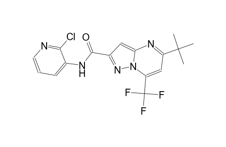 5-tert-butyl-N-(2-chloro-3-pyridinyl)-7-(trifluoromethyl)pyrazolo[1,5-a]pyrimidine-2-carboxamide