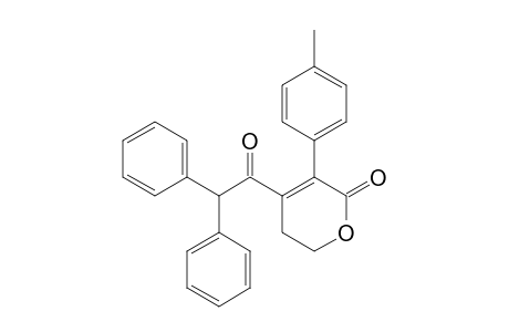 4-(2,2-diphenylacetyl)-5-(4-methylphenyl)-2,3-dihydropyran-6-one