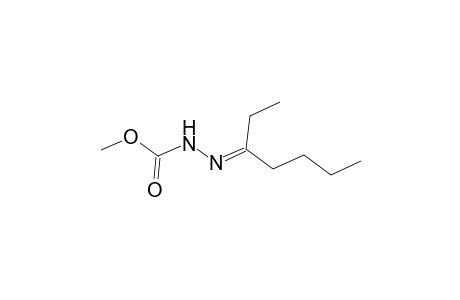 Hydrazinecarboxylic acid, (1-ethylpentylidene)-, methyl ester